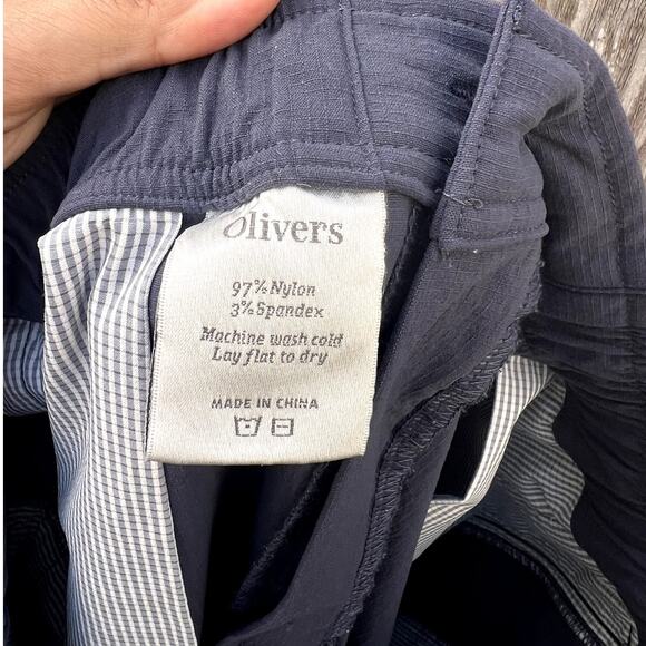 Olivers Gorpcore Compass Ripstop Nylon Pants Blue Steel Sz L - Picture 7 of 9